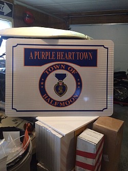 Purple Heart 30 x 42 Sign