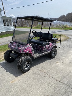 Golf cart wrap